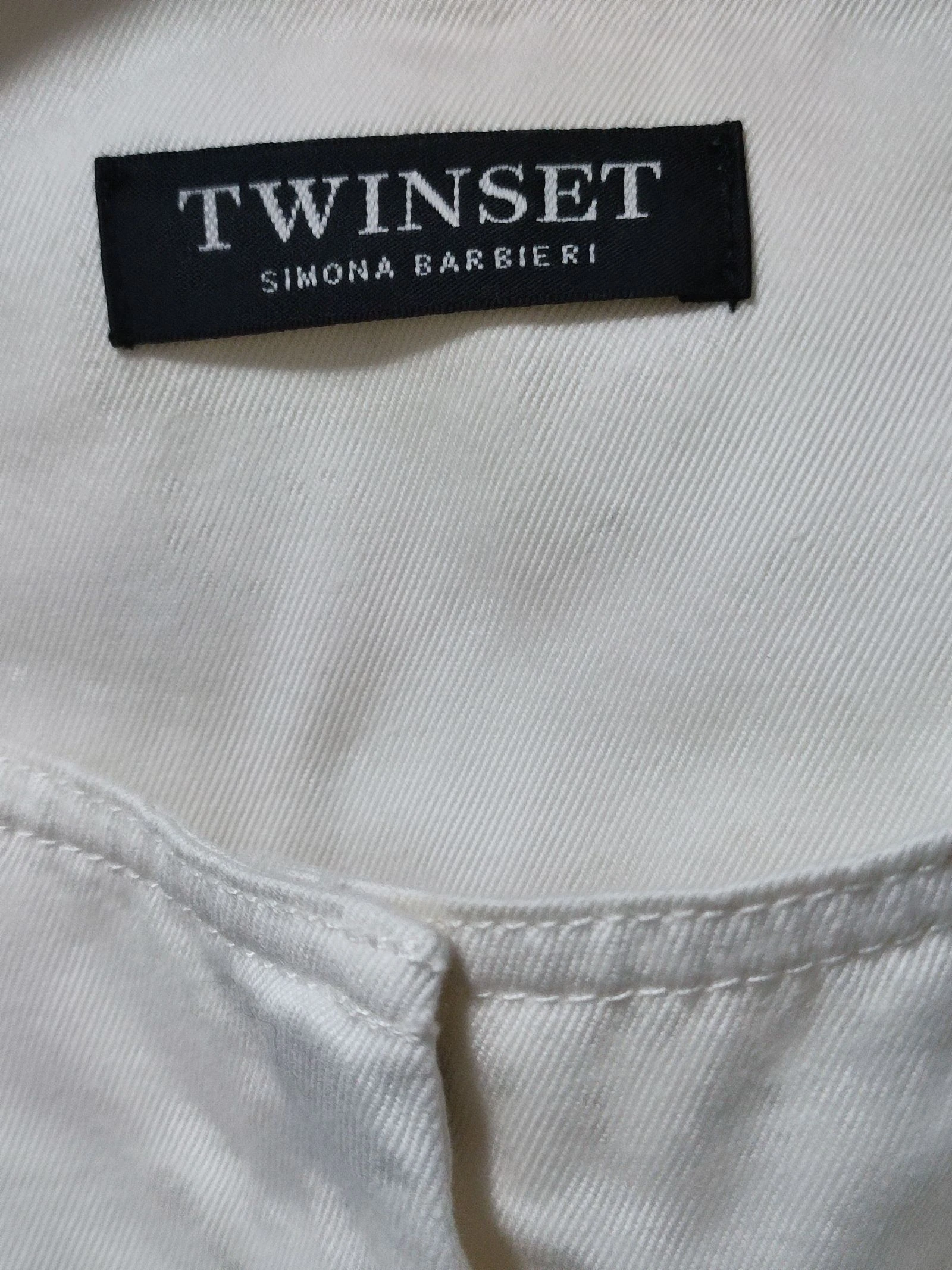 Casaco militar branco Twinset Simona Barbieri - Tamanho 42 (M/L) – photo 3
